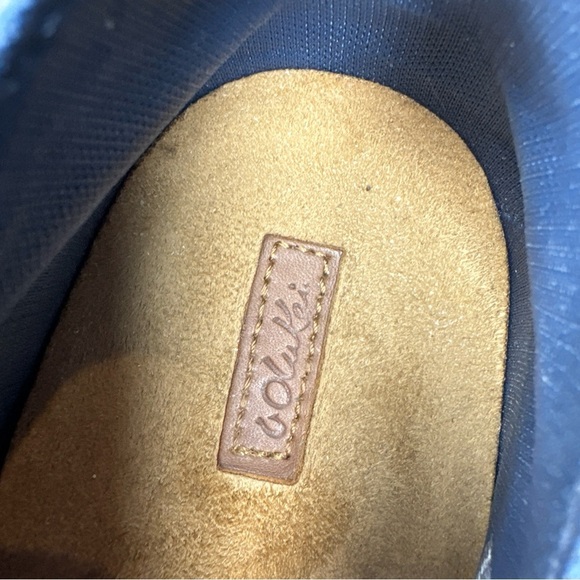 Women’s Olukai Blue Palm slip ons size 10 - Picture 3 of 9